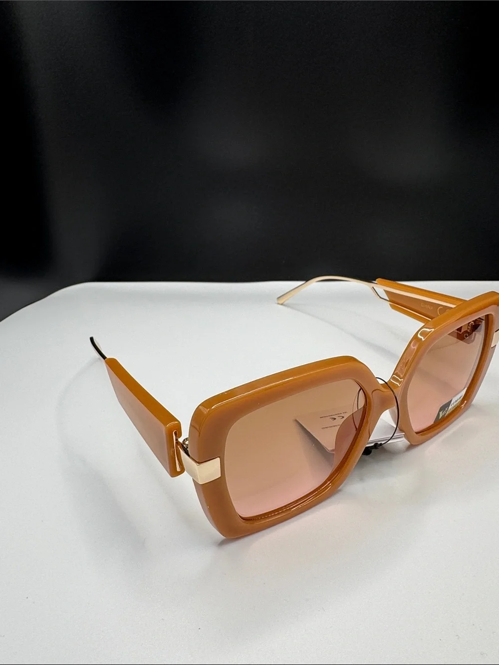 Oversized Square Women’s Sunglasses - Amber